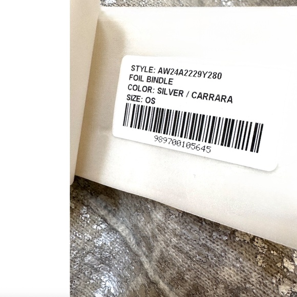 Lauren Manoogian Foil Bag in Silver Carrara - Picture 12 of 14